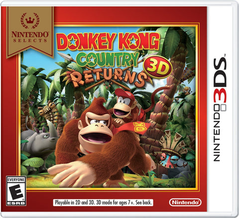 Donkey Kong Country Returns 3D (Nintendo Selects) (Nintendo 3DS) NEW