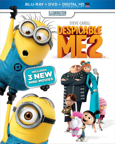 Despicable Me 2 (Blu-ray + DVD) Pre-Owned