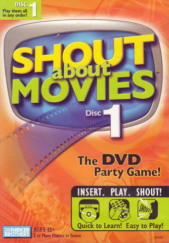 Shout About Movies Disc 1 the Dvd Party Game (DVD) Pre-Owned