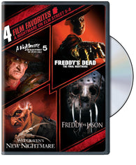 Nightmare on Elm Street 5-8 (Freddy vs Jason, Freddy's Dead: The Final Nightmare, Nightmare on Elm Street 5: The Dream Child, Wes Craven's New Nightmare) (4 Film Favorites:) (DVD / Movie) Pre-Owned: Disc(s) and Case