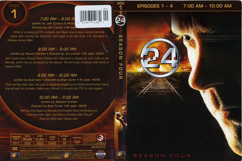 24: Season 4 - Disc 1 (Episode 1-4) (DVD) Pre-Owned