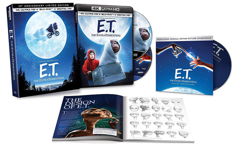 E.T. The Extra-Terrestrial (35th Anniversary Limited Edition 4K Ultra HD) (Blu-ray) NEW