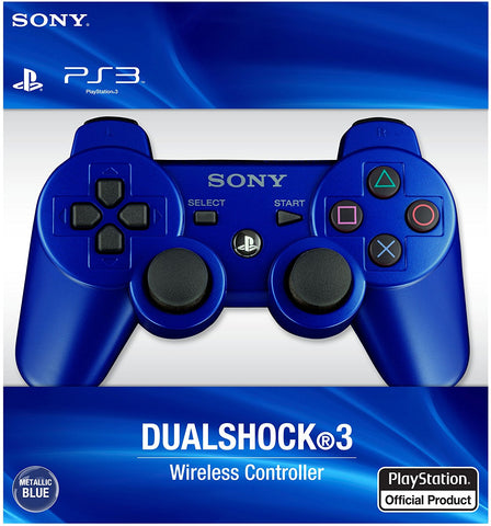 Official SONY Wireless Controller - Blue (Model #CECHZC2U) (Playstation 3 Accessory) Pre-Owned