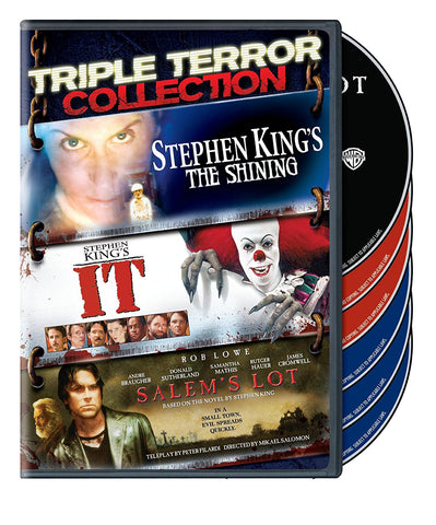 Triple Terror Collection: (Stephen King's The Shining (1997) / It (1990) / Salem's Lot (2004)