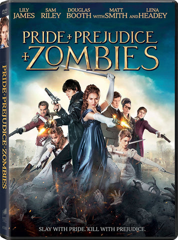 Pride + Prejudice + Zombies (DVD) NEW