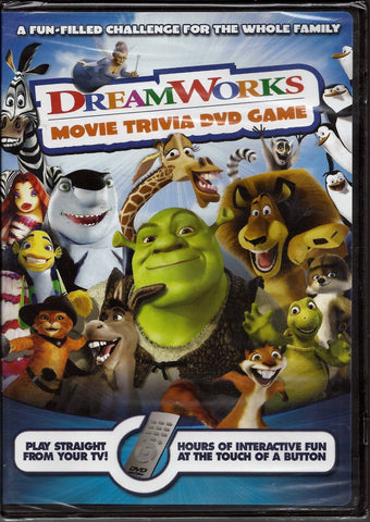 Dreamworks Movie Trivia DVD Game (DVD / Kids) Pre-Owned: Disc(s) and Case