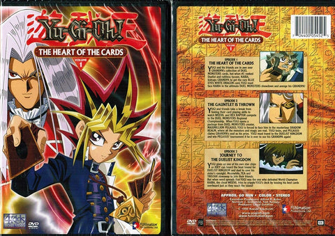 Yu-Gi-Oh Vol. 1 - The Heart of the Cards (DVD) Pre-Owned