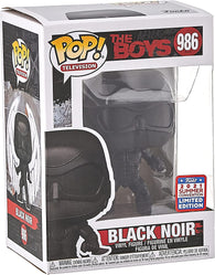 POP! Television #986: The Boys - Black Noir (2021 Summer Convention Limited Edition) (Funko POP!) Figure and Box w/ Protector (Box Damage)