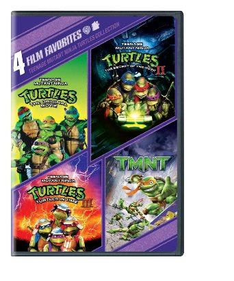 Teenage Mutant Ninja Turtles, Teenage Mutant Ninja Turtles 2,  Teenage Mutant Ninja Turtles 3, TMNT) (2010) (4 Film Favorites) (DVD / Movie) Pre-Owned: Disc(s) and Case