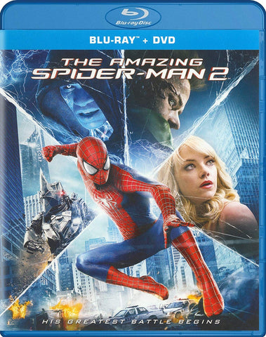 The Amazing Spider-Man 2 (Blu-ray + DVD) NEW