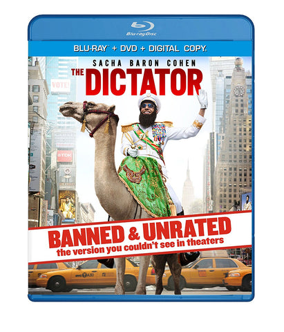 The Dictator (Banned & Unrated Version) (Blu Ray + DVD Combo) Pre-Owned: Discs and Case