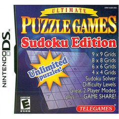Ultimate Puzzle Games Sudoku Edition (Nintendo DS) Pre-Owned: Game, Manual, and Case