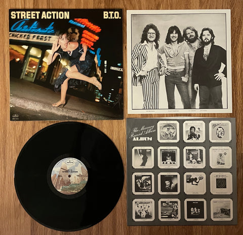 B.T.O. (Bachman-Turner Overdrive) "Street Action" / SRM-1-3713 Stereo / 1978 Mercury Records / USA  (Vinyl) Pre-Owned
