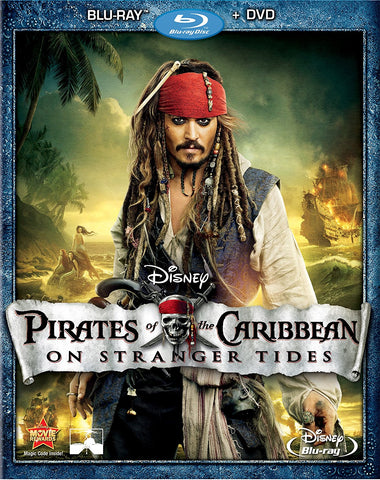 Pirates of the Caribbean: On Stranger Tides (Blu Ray ONLY) Pre-Owned