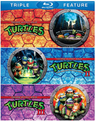 Teenage Mutant Ninja Turtles / TMNT II: The Secret of the Ooze / TMNT III: Turtles in Time  (Blu Ray) NEW