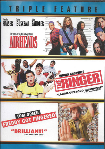 Airheads / The Ringer / Freddy Got Fingered (DVD) Pre-Owned
