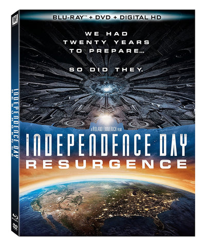 Independence Day Resurgence (Blu Ray + DVD Combo) NEW