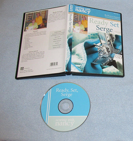 Sewing with Nancy Zieman: Ready Set Serge with Georgie Melot (DVD) Pre-Owned