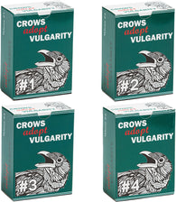 Cards Against Humanity (Unofficial Expansion): Crows Adopt Vulgarity: 4 Pack (Volume 1, 2, 3, 4) (Card Game) NEW