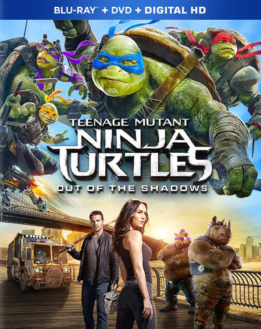 Teenage Mutant Ninja Turtles: Out Of The Shadows (Blu Ray Only) Pre-Owned: Disc and Case