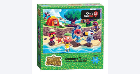 Animal Crossing Summer Time Jigsaw Puzzle 550 piece 18x24 GameStop Exclusive - NEW