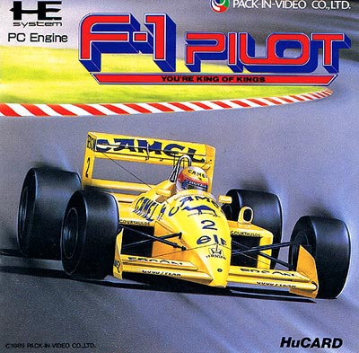 F-1 Pilot (PC Engine Hu-Card - Import) Pre-Owned: Game, Manual, and Case