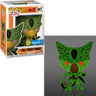 POP! Animation #947: Dragon Ball Z - Cell (First Form) (Glows in the Dark) (Wal-Mart Exclusive) (Funko POP!) Figure and Box w/ Protector