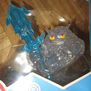 CLEAR THUNDERBOLT (Variant / Trap Master) Air (Skylanders Trap Team) Pre-Owned: Figure Only