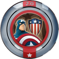 Sentinel of Liberty (Disney Infinity 2.0) Pre-Owned: Power Disc Only