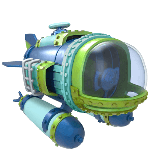 DIVE BOMBER (Vehicle) Water (Skylanders SuperChargers) Pre-Owned: Figure Only