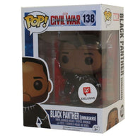 POP! Marvel #138: Captain America Civil War - Black Panther Unmasked (Wal-Greens Exclusive) (Funko POP! Bobble-Head) Figure and Box w/ Protector