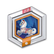 Fantasyland Carousel Horse (Disney Infinity 2.0) Pre-Owned: Power Disc Only