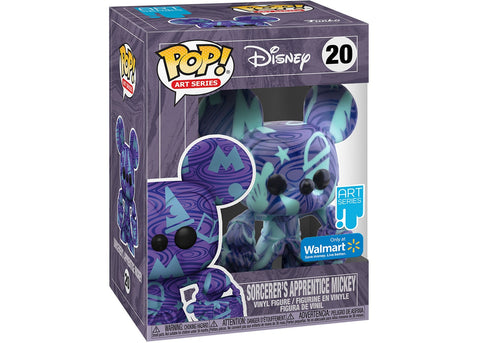 Funko POP! Art Series #20: Disney - Sorcerer's Apprentice Mickey (Wal-Mart Exclusive) (Funko POP!) Figure and Box w/ Hardcase Protector