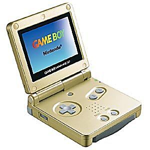 BROKEN: System ONLY - Starlight Gold (Nintendo Game Boy Advance SP) Pre-Owned (As Is/Broken/For Parts)