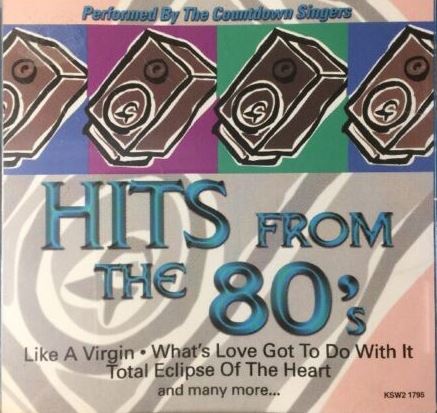 Hits From The 80s: Performed By The Countdown Singers (Blue #1795) (Music CD) Pre-Owned