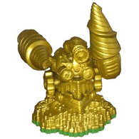 GOLD DRILL SERGEANT (Series 1) Tech (Skylanders Spyro's Adventure) Pre-Owned: Figure Only