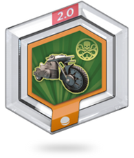 Hydra Motorcycle (Disney Infinity 2.0) Pre-Owned: Power Disc Only