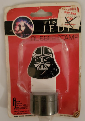 Star Wars 1980's - Return of the Jedi - Rubber Stamp -Darth Vader (New)