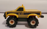 Mini Stomper - Yellow Chevrolet S-10 4WD Pickup Truck -  Schaper (Not Battery Powered) (Pre-Owned)