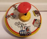 Ohio Art Vintage Circus Train & Animals Tin Spinning Top (Pre-Owned/As-Is)