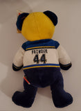 Team Ice Bears 2000 - St Louis Blues Hockey - Chris Pronger #44 Bean Bear (NEW)