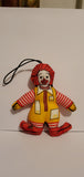 McDonald's Happy Meal Toy - Ronald McDonald Plush Keychain Ornament 1981 (Pre-Owned)