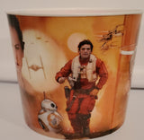 Star Wars The Force Awakens - Plastic Popcorn Bucket (BB-8 & Rey) - Lucas Film Promo 2015 (Pre-Owned)