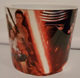 Star Wars The Force Awakens - Plastic Popcorn Bucket (Rey & Kylo) - Lucas Film Promo 2015 (Pre-Owned)