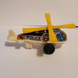 Tin Litho Police Helicopter - Made in Japan - 1960s (Pre-Owned)