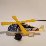 Tin Litho Police Helicopter - Made in Japan - 1960s (Pre-Owned)