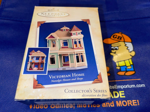 Victorian Home (Nostalgic House and Shops) #22 in Series (2005) (Collector's Series) Don Palmiter (Hallmark Keepsake) Pre-Owned: Ornament and Box