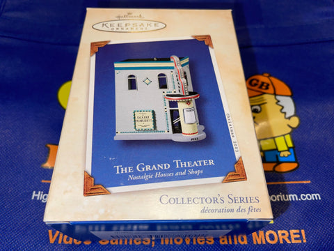 The Grand Theater #20 (2003) Don Palmiter (Nostalgic House and Shops) (Collector's Series) (Hallmark Keepsake) Pre-Owned: Ornament and Box