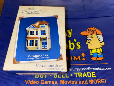 Victorian Inn #19 (2002) Don Palmiter (Nostalgic House and Shops) (Collector's Series) (Hallmark Keepsake) Pre-Owned: Ornament and Box