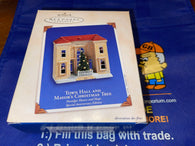 Town Hall and Mayor's Christmas Tree #84 (2003) (Special Anniversary Edition) Don Palmiter (Nostalgic House and Shops) (Collector's Series) (Hallmark Keepsake) Pre-Owned: Ornament and Box